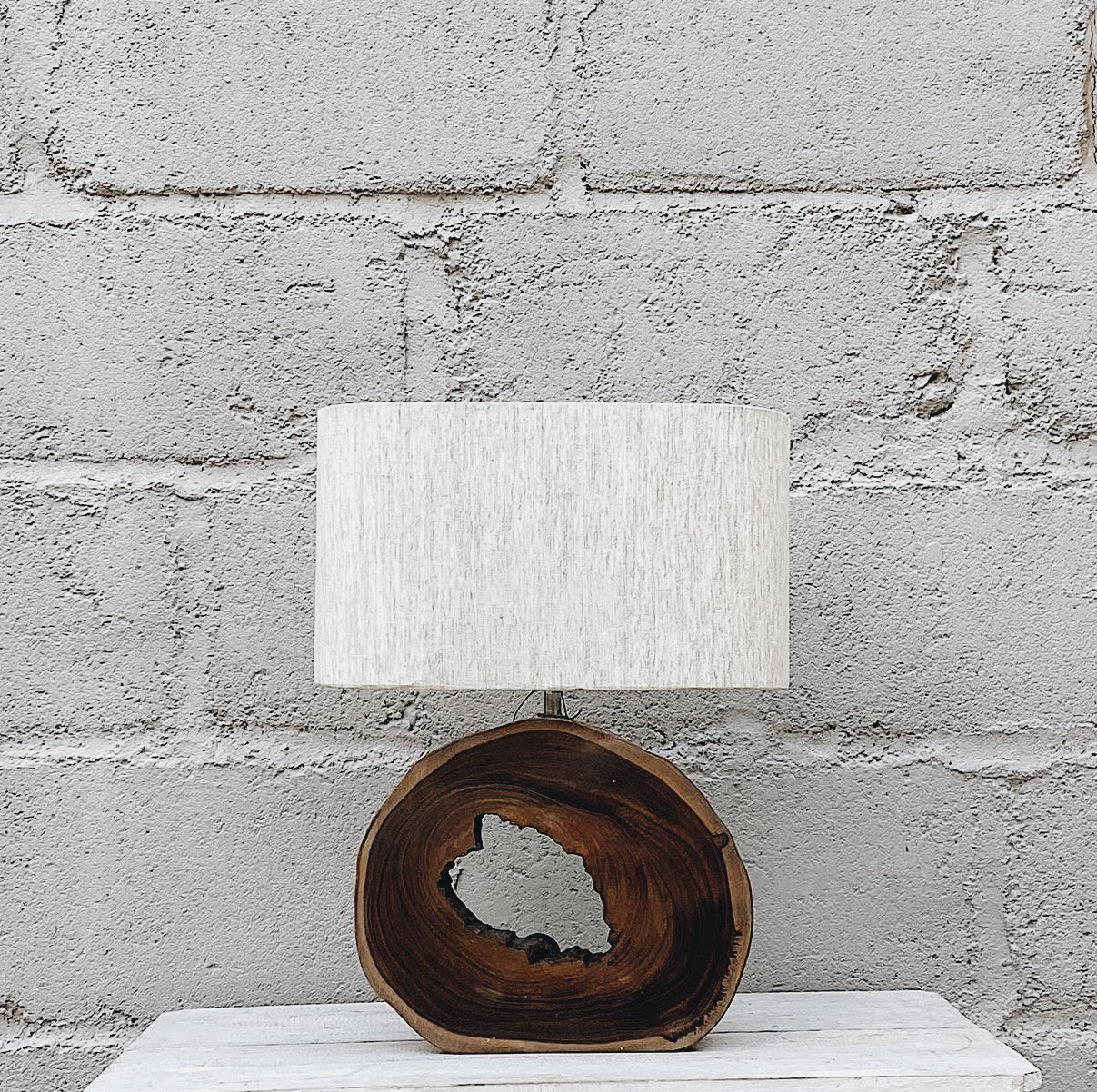 Lamp Donut Teakwood