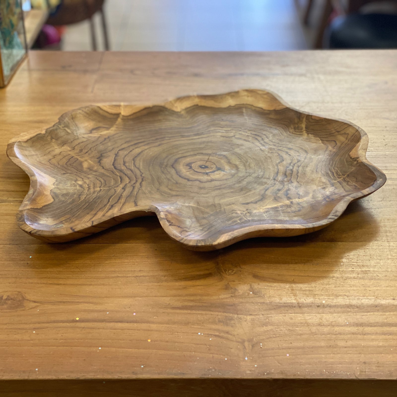 Plate Odd shape Teakwood