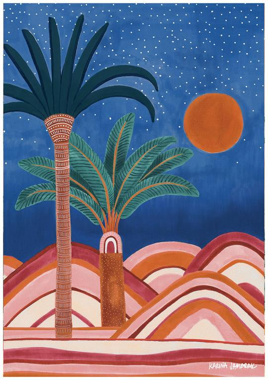 Dunes Under Starry Skies