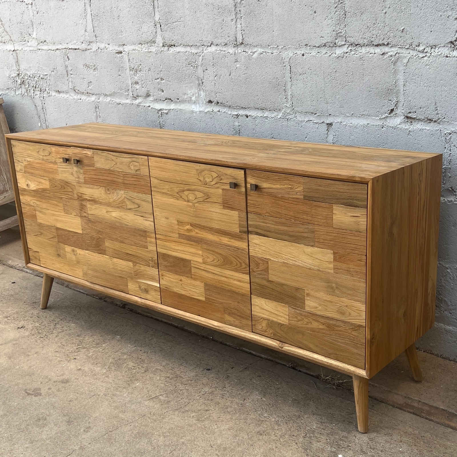 Buffet 4 Door Recycled Wood Pieces