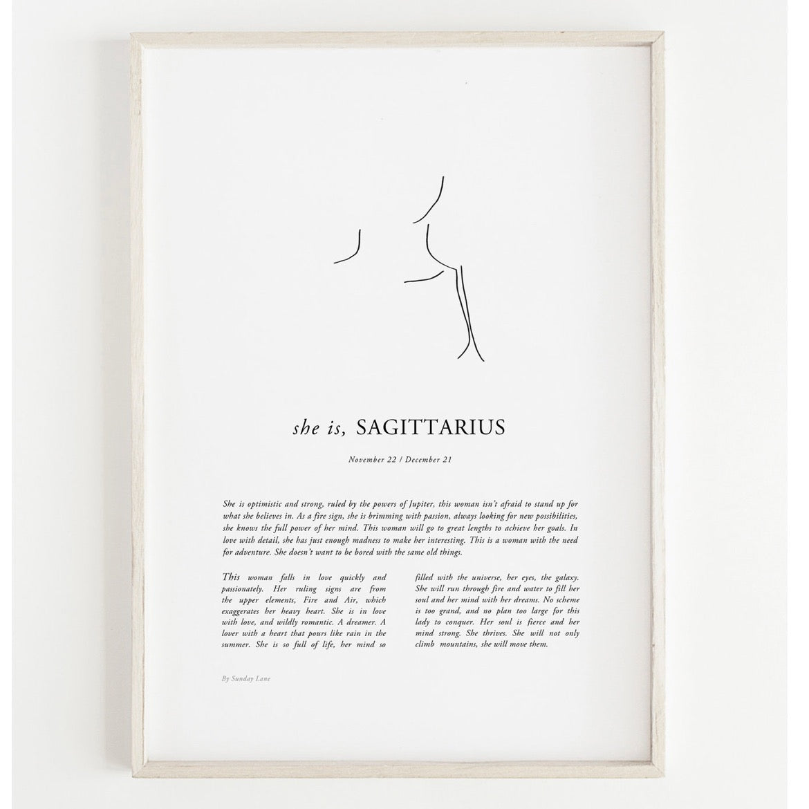 Zodiac Print Series I A4