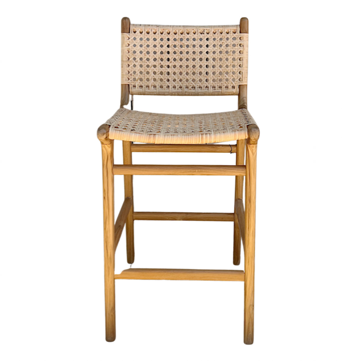 Bar Stool Capella Rattan with back