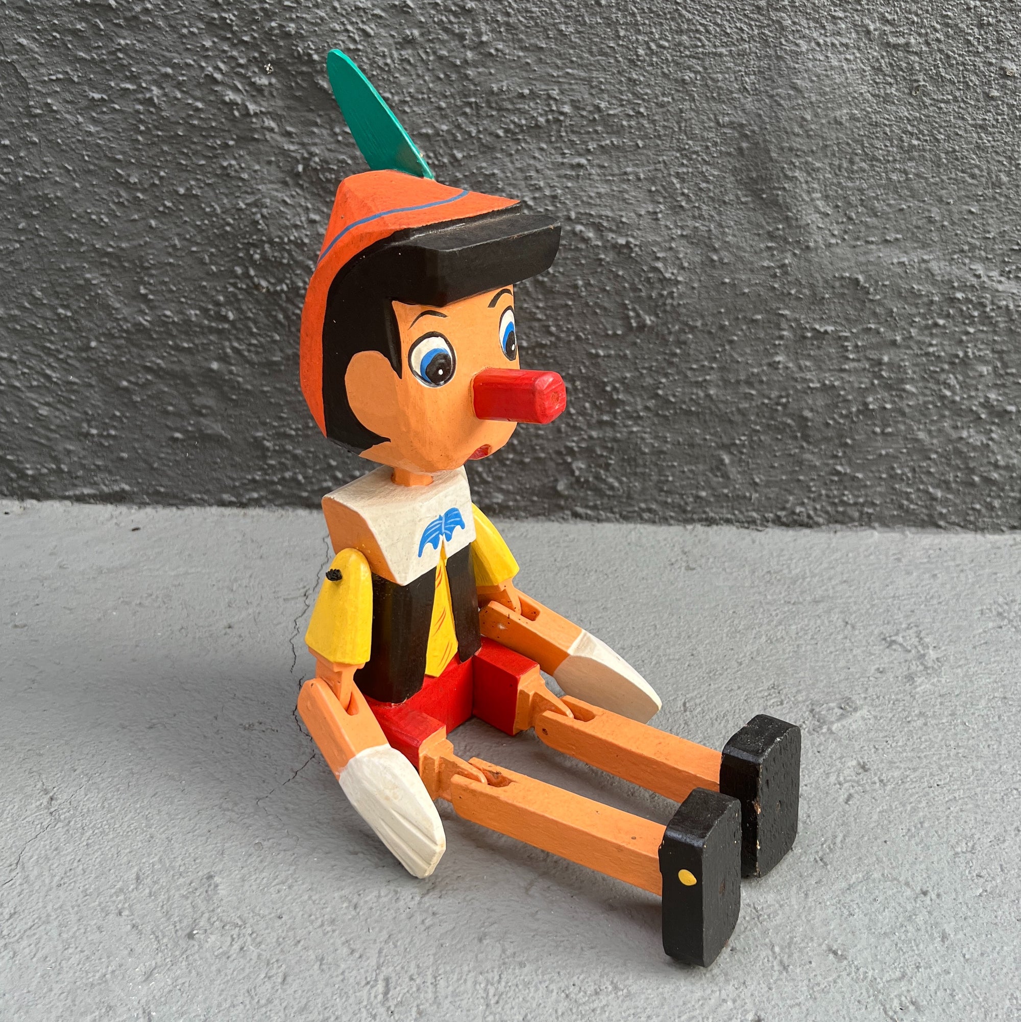 Pinocchio Wood Sitting