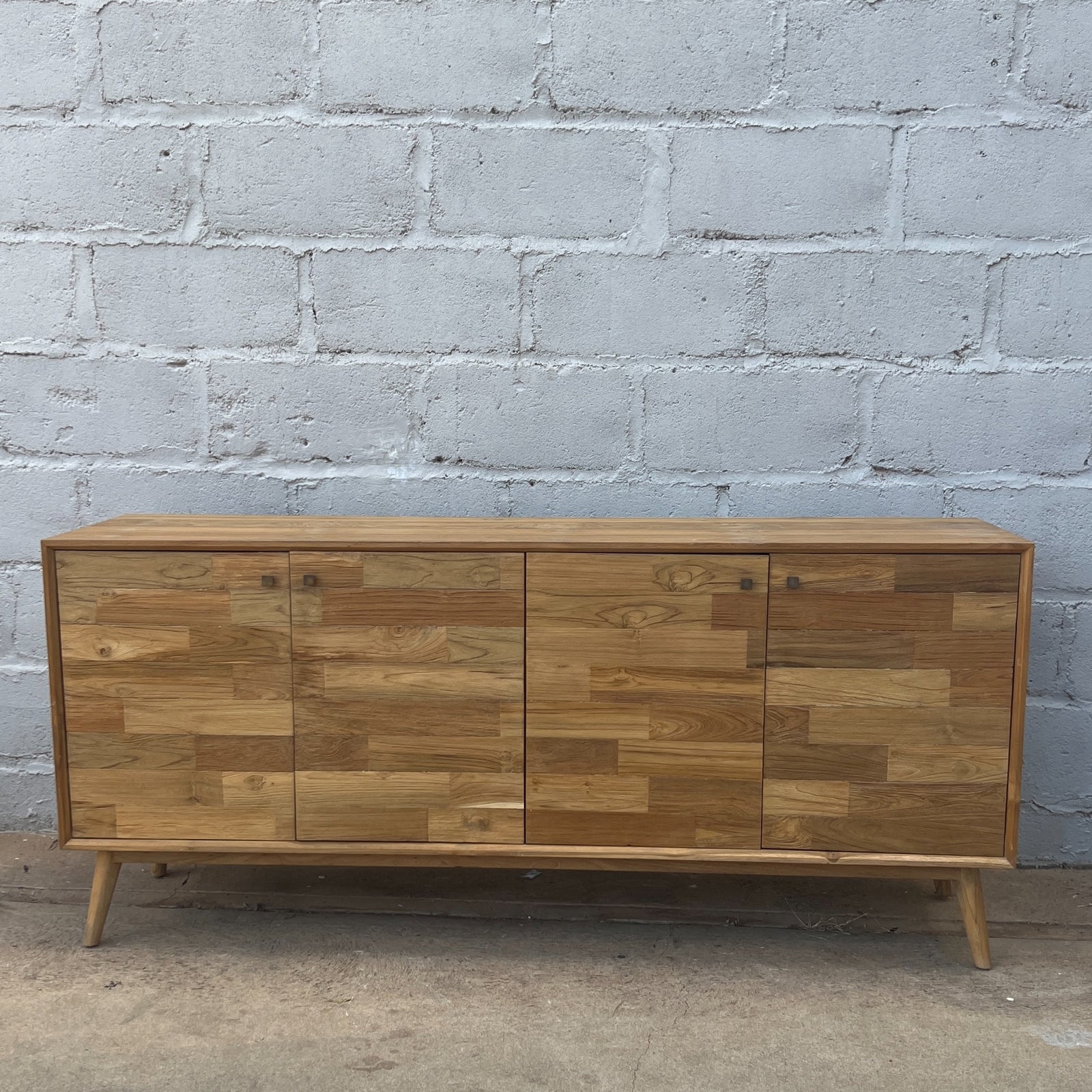 Buffet 4 Door Recycled Wood Pieces