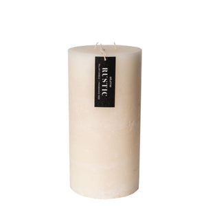 Candle Rustic Cream Pillar