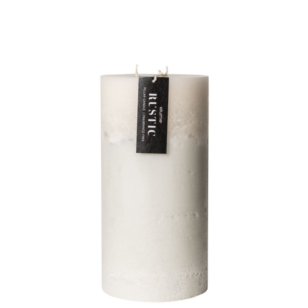 Candle Rustic Grey Pillar