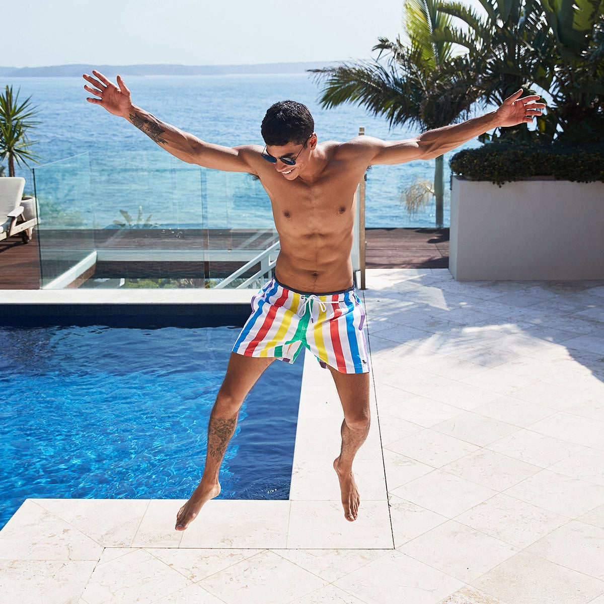 Swim Shorts Random Rainbow