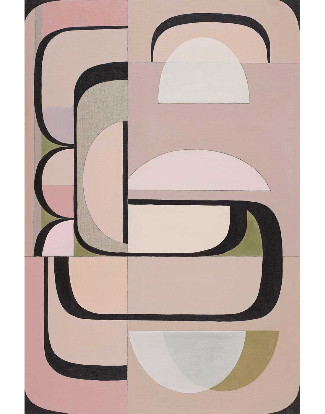 Art Print Dusty Pink Arch Giclee