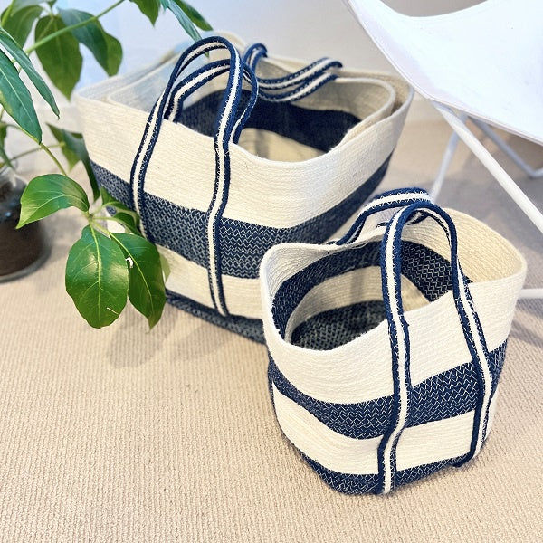 Basket Balah Blue Stripe