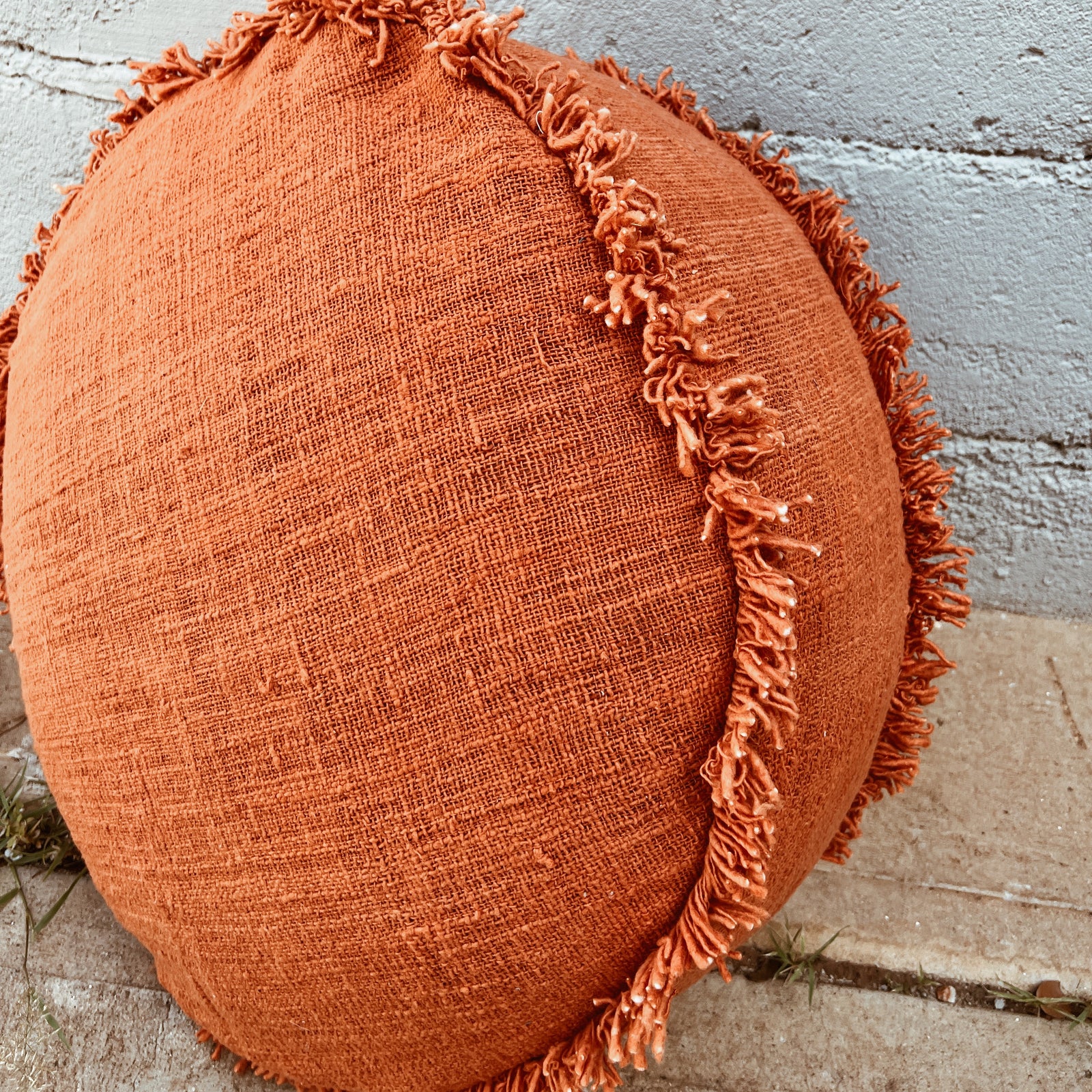 Ottoman Floor Cushion Cotton Loom Small