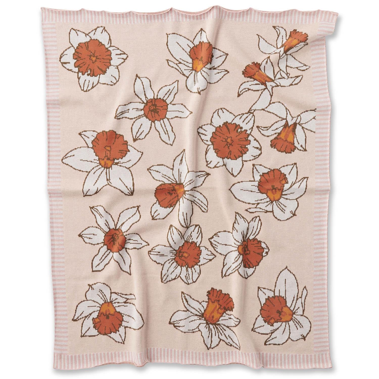 Blanket Cotton Knitted Jonquils