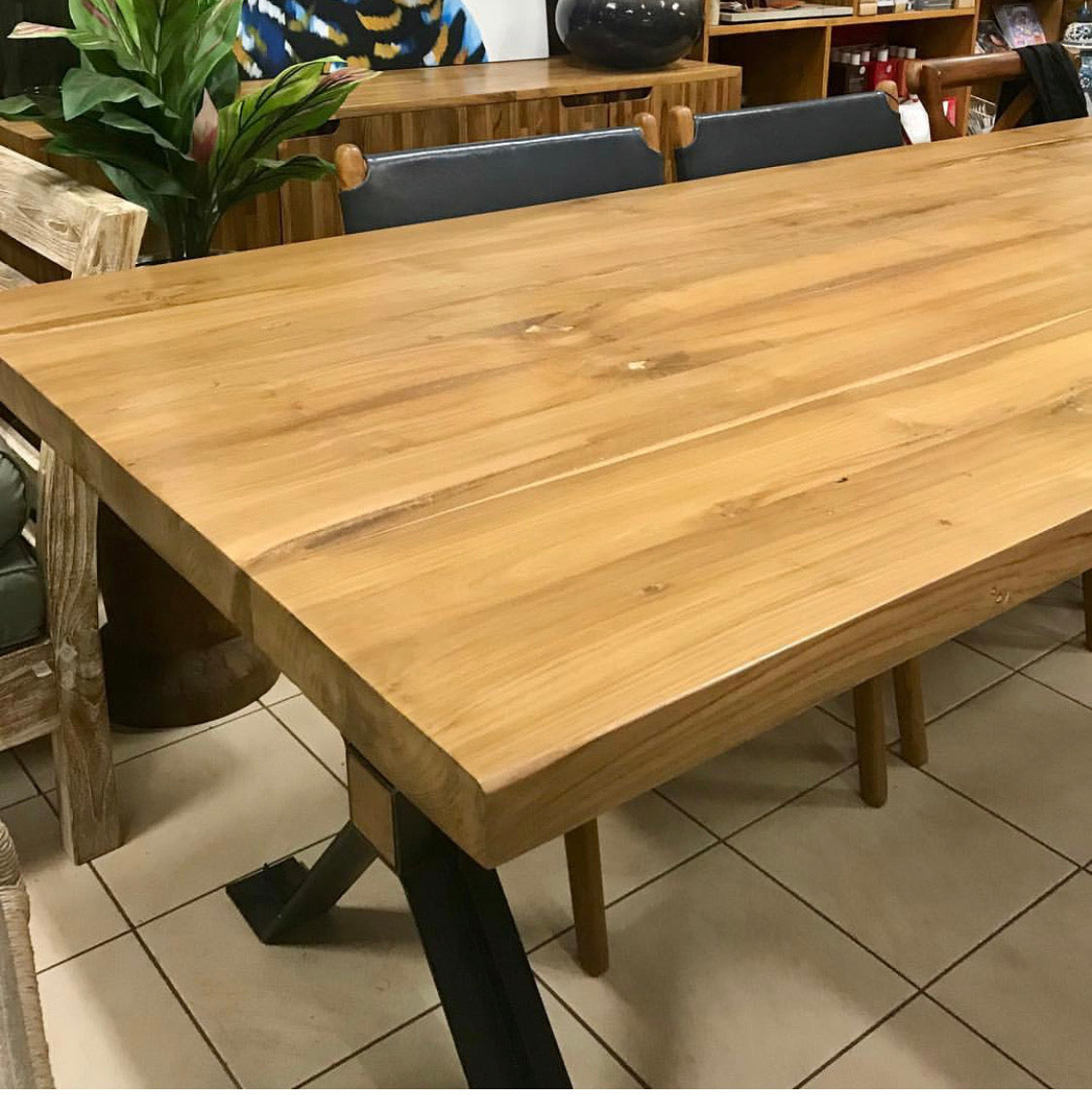 Dining Table Recycled Teakwood 200x100x5cm