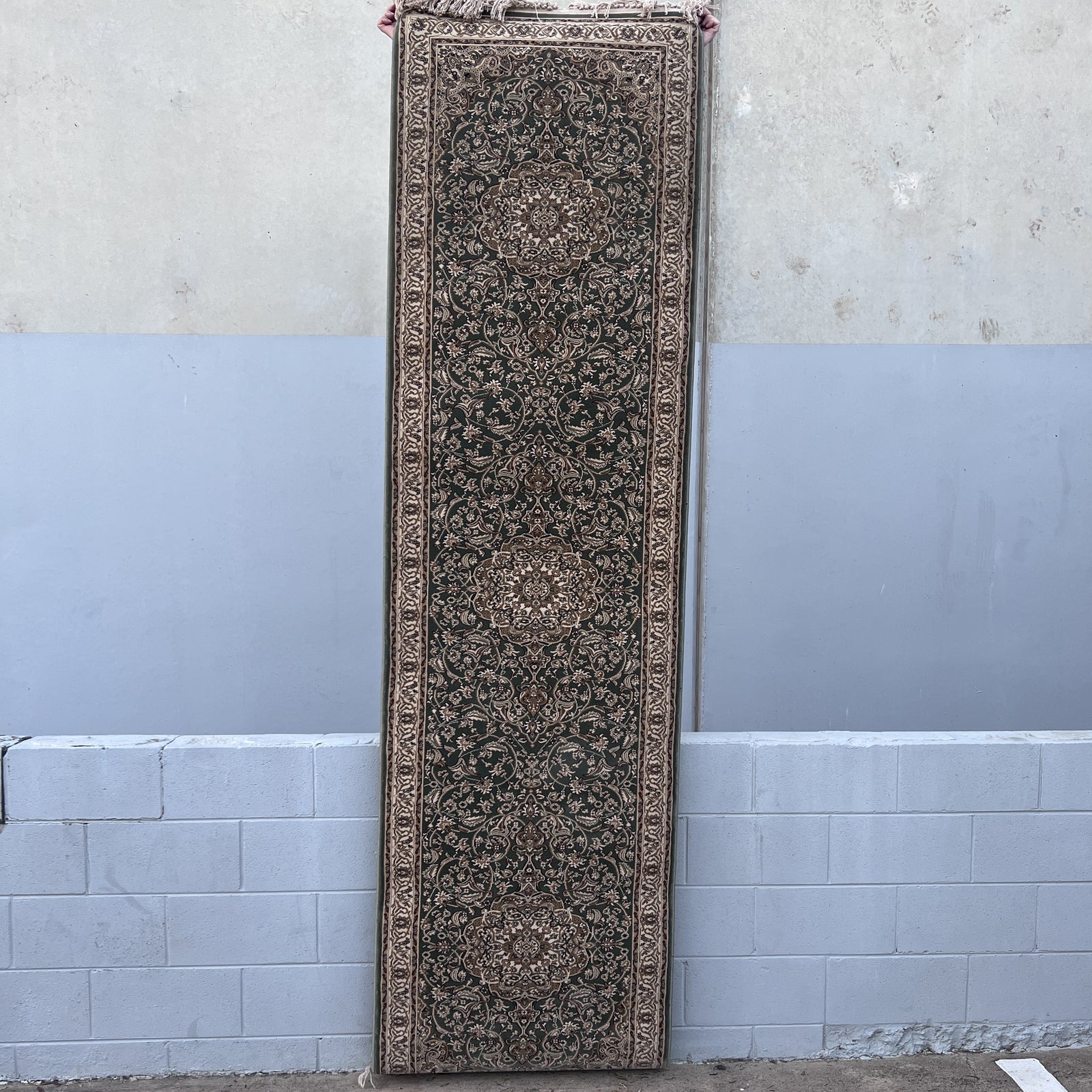 Rug Runner Turkish Sage №8