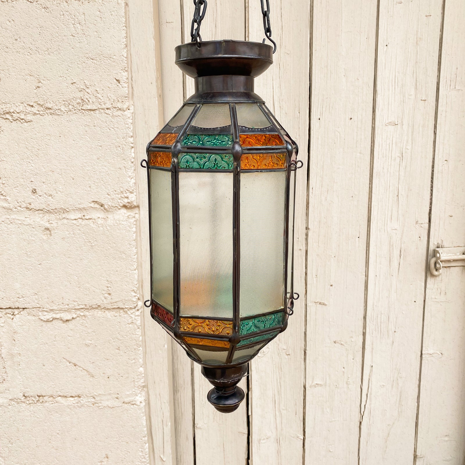 Lantern Hanging Hex Long