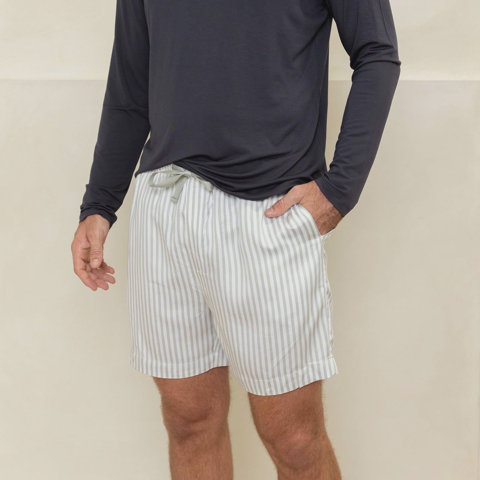 Mens Shorts Felix Fog Stripe