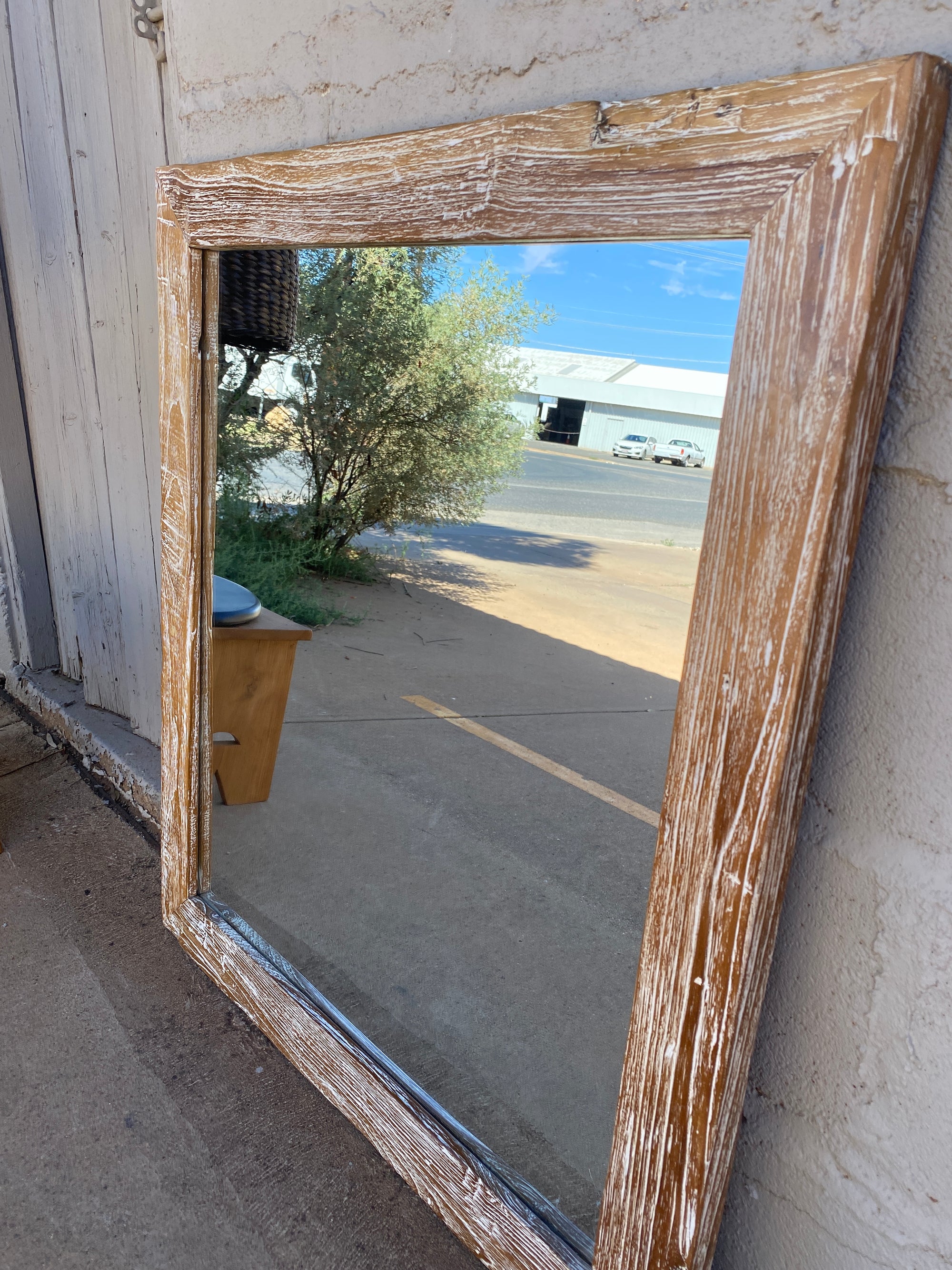 Mirror Recycled Wood Frame