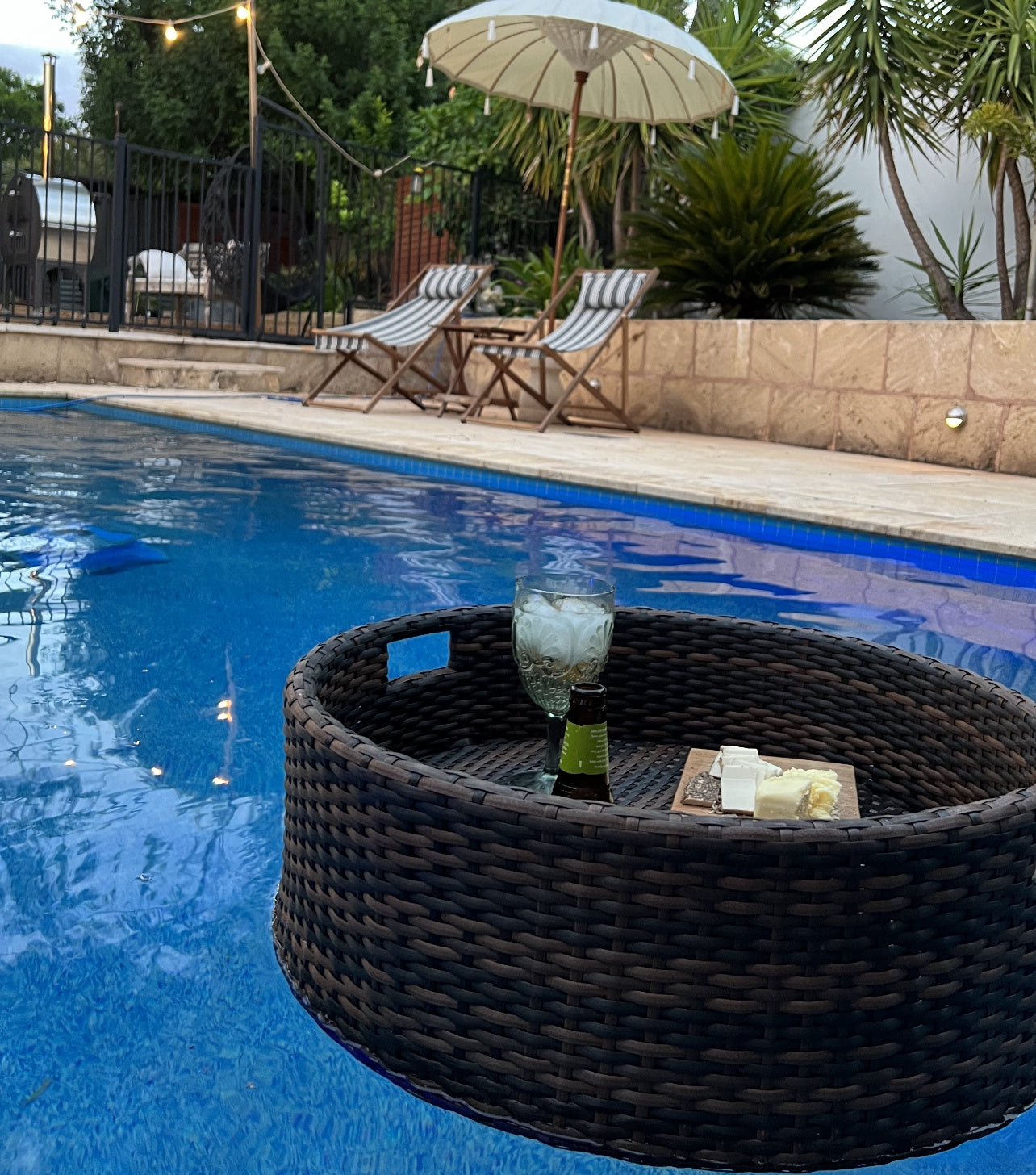 Floating Pool Tray Round - Exotiq Homewares