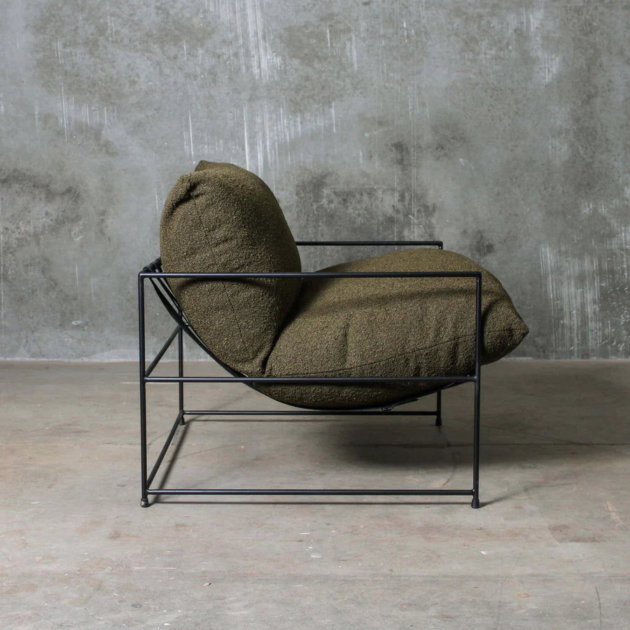 Savy Sling Chair Olive Exotiq Homewares