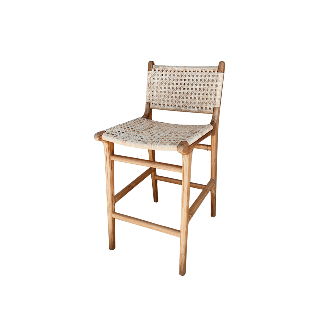 Bar Stool Capella Rattan with back