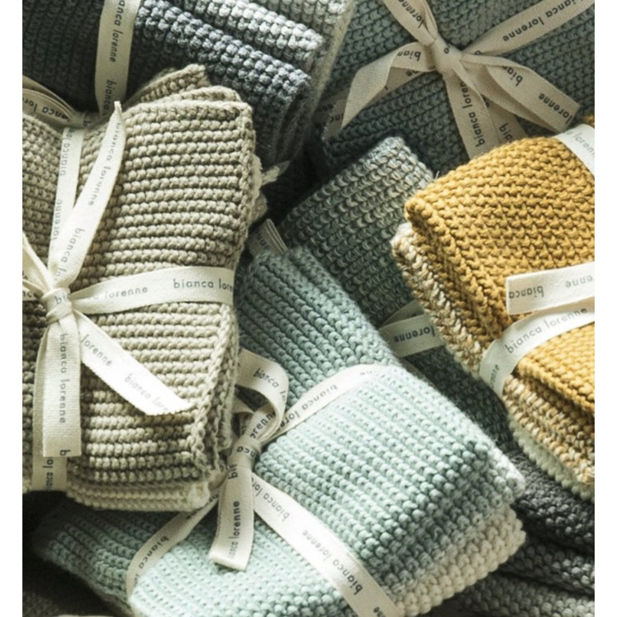 Face Cloth Knitted 3 Pack