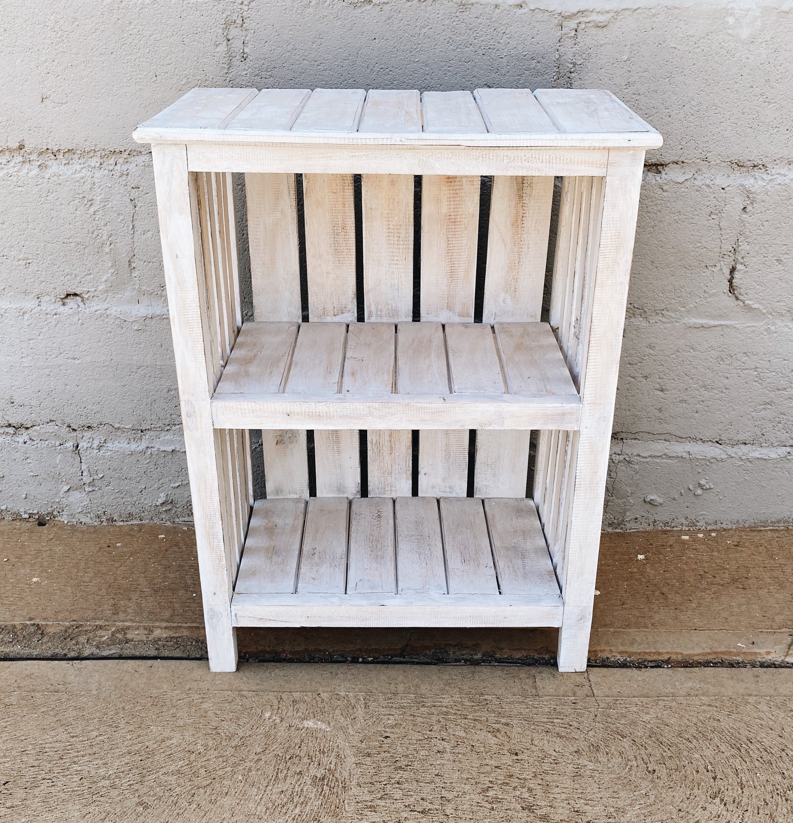 Bookcase Hamptons 3 Shelf White