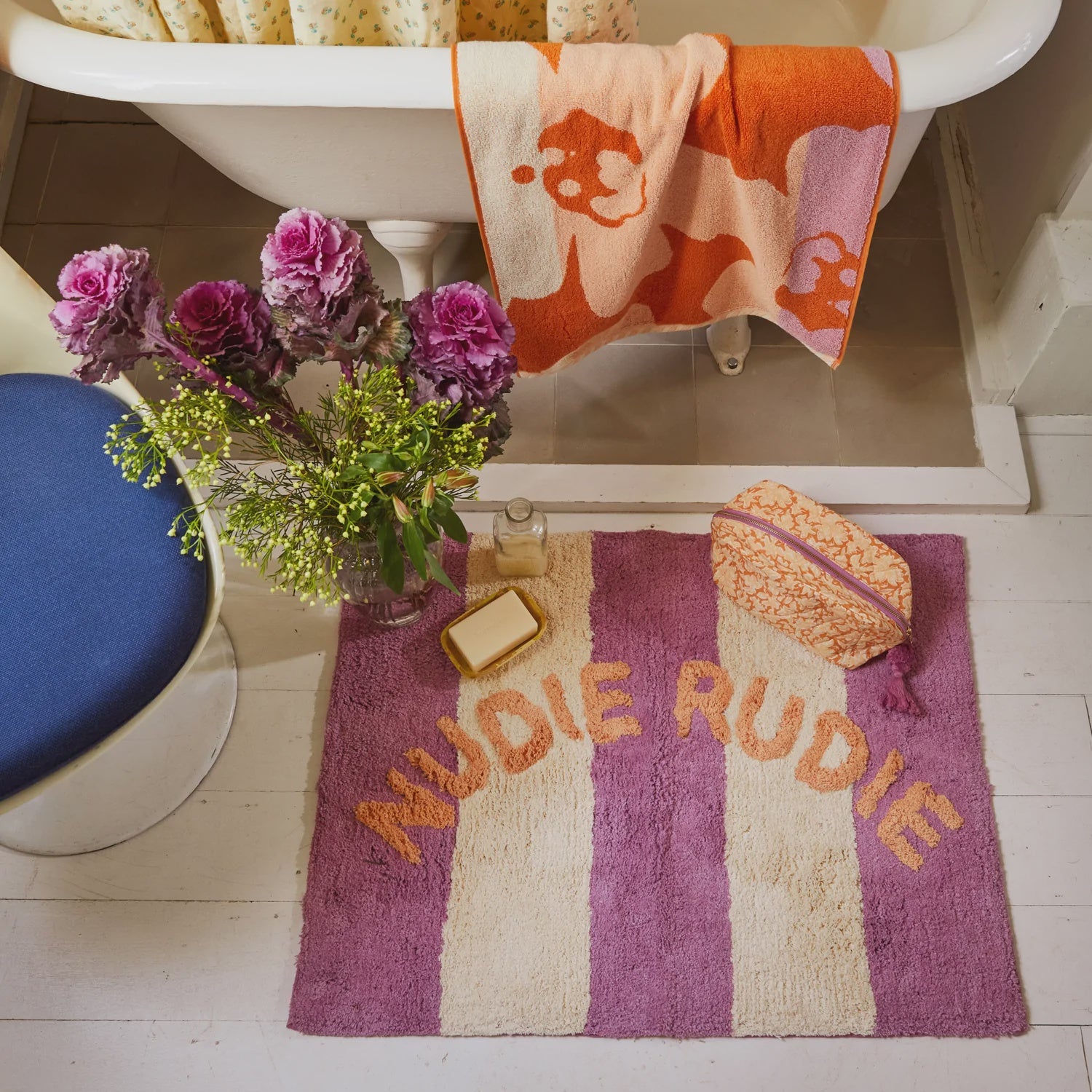 Bath Mat Nudie Didcot Orchid