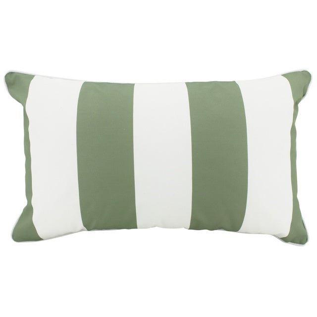 Outdoor Cushion Olive Stripe