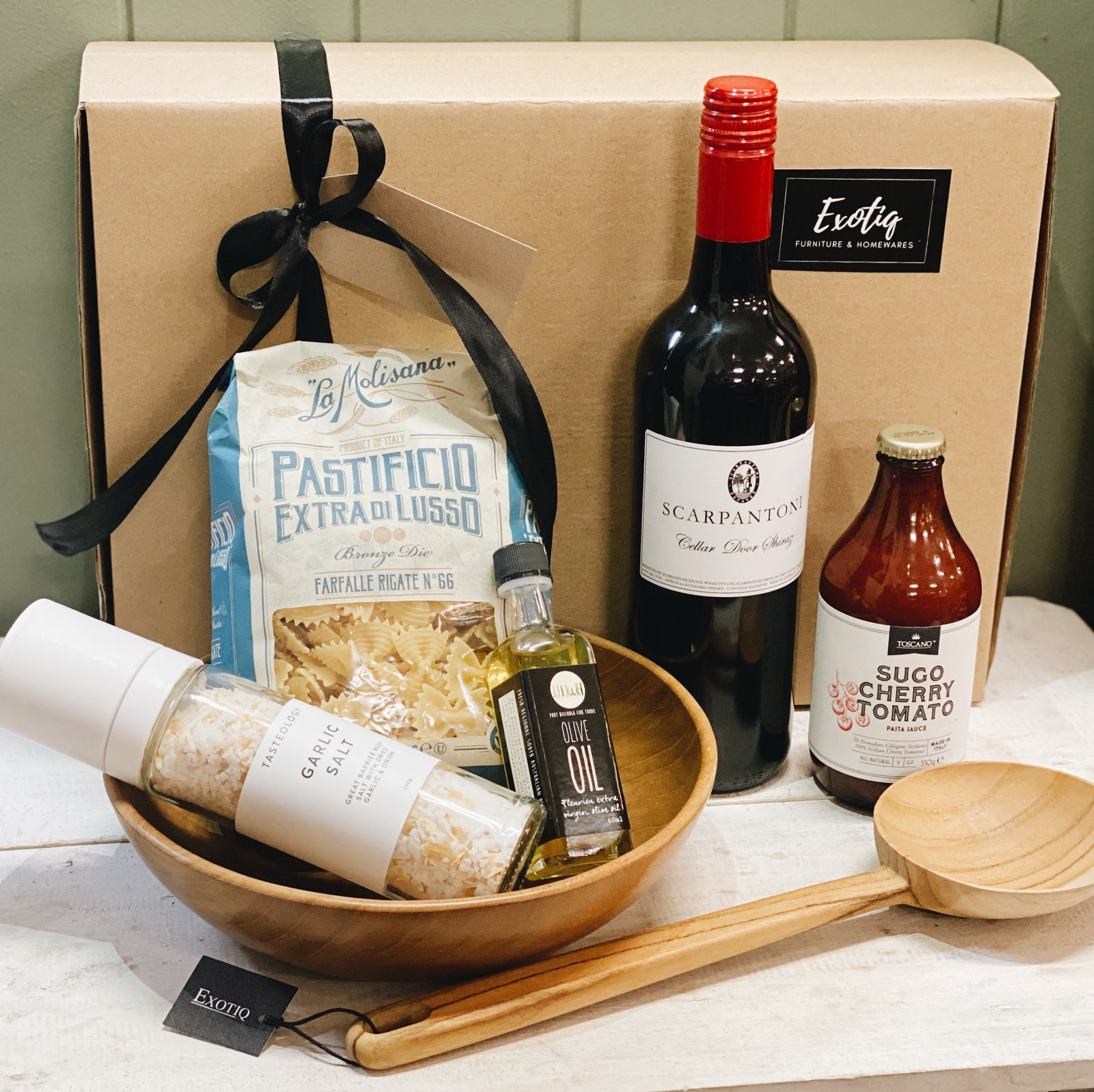 Gift Hamper Red Wine & Pasta Night