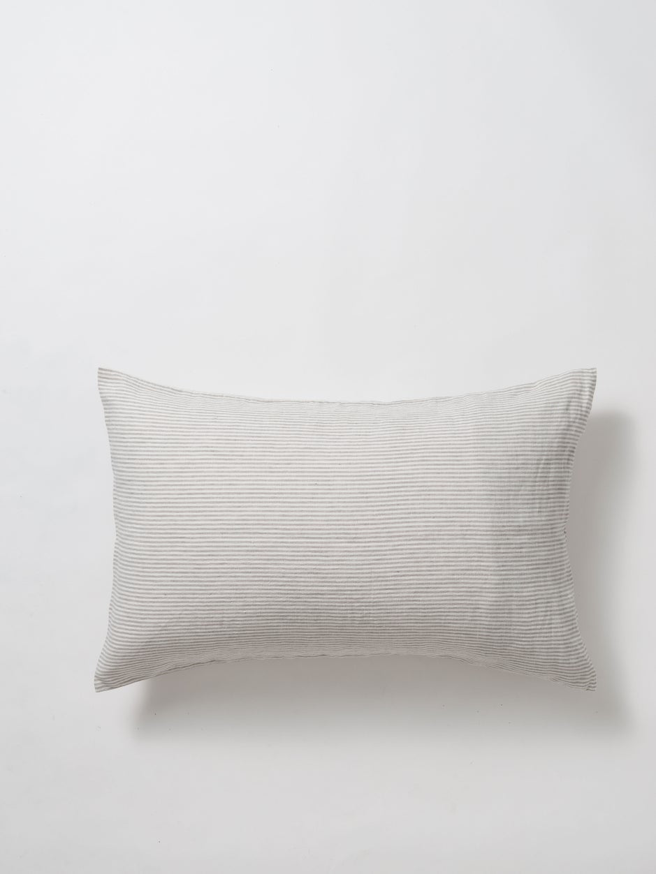 Pillowcase Set Linen Stripe