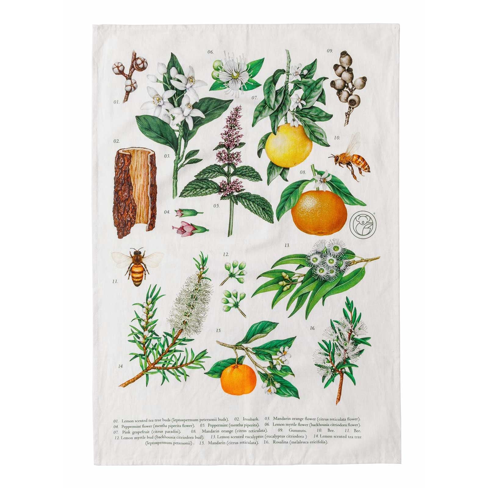 Terra Botanical Tea Towel