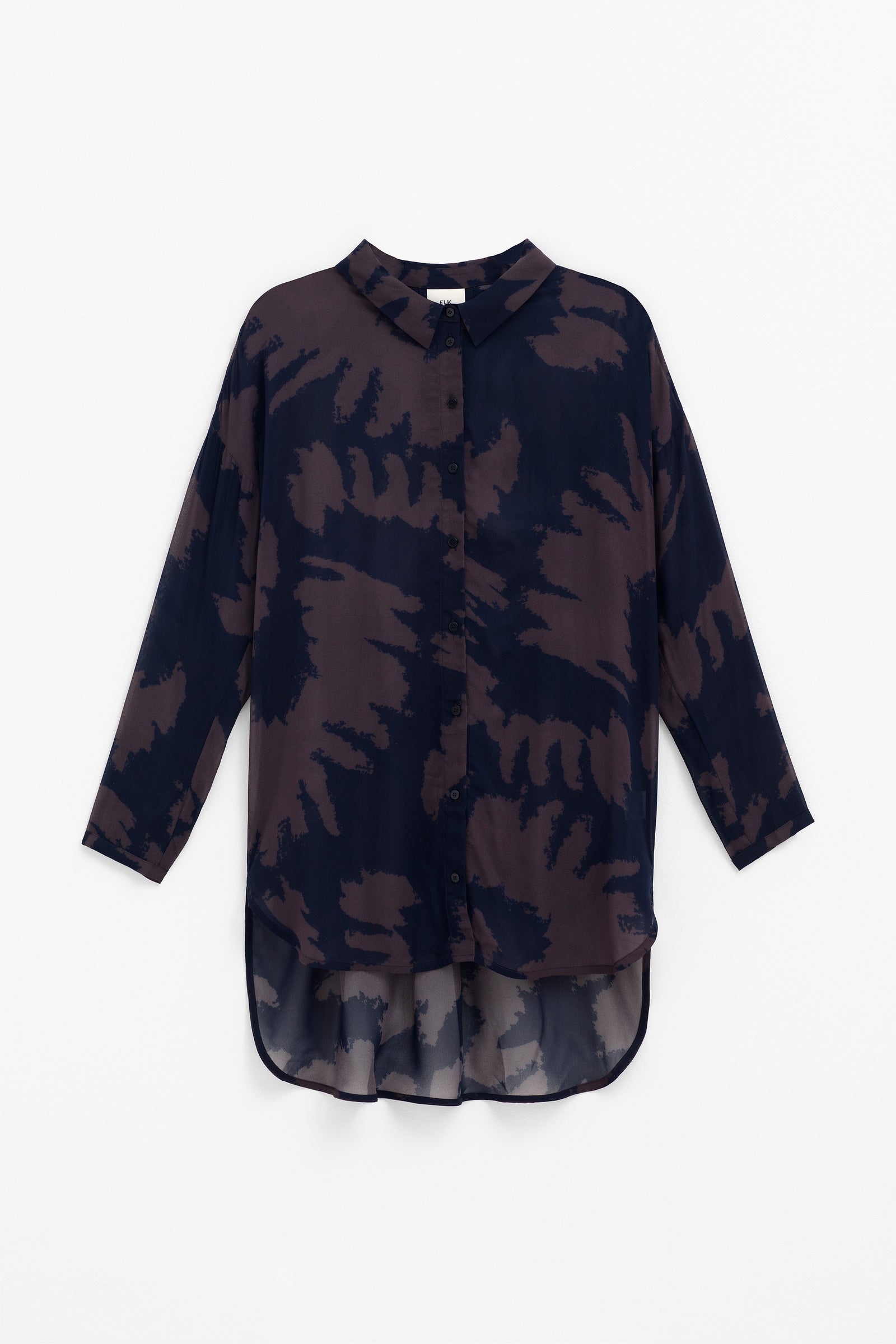 Shirt Ravnen Sheer Chocolate Naemi